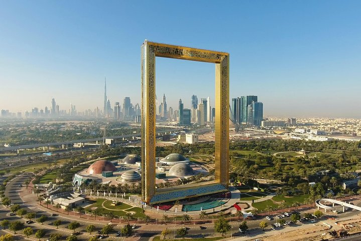 Experience the stunning views of Dubai's skyline while exploring the iconic Dubai Frame an unmissable highlight for every traveler looking to capture unforgettable moments.